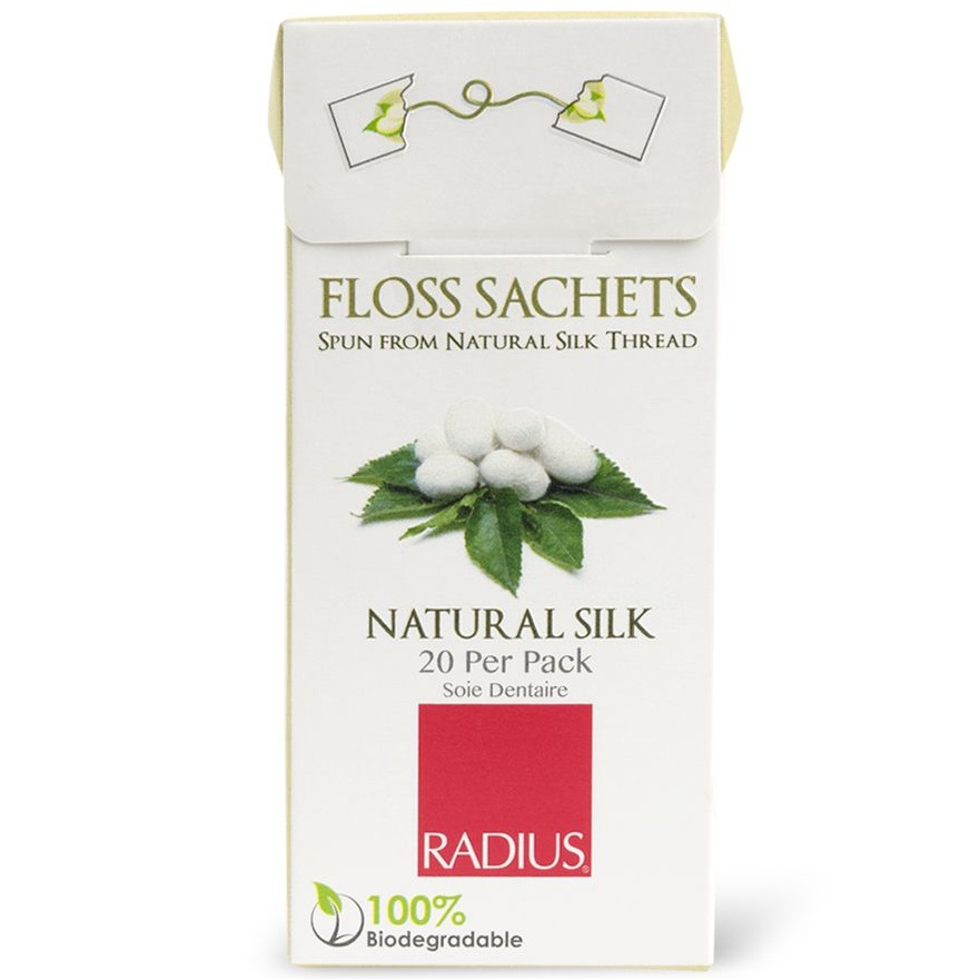 Radius Floss Sachets Natural Silk Biodegradable        20, 560 